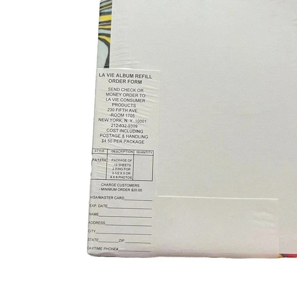 Vintage Tropical Fish 2-Ring Binder Style 4"x6" 100 Photo Album Set Of 2 LaVie - Picture 5 of 5